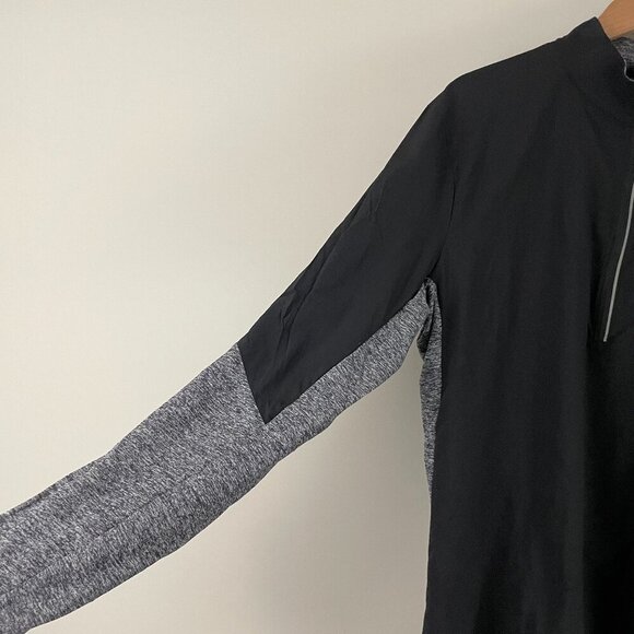 Lululemon Surge Shield 1/2 Zip Pullover in Black/Gray Men's Size XL - Picture 5 of 6